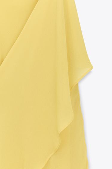 LIMITED EDITION OPEN-BACK LONG DRESS - Lemon by Zara - Image 4