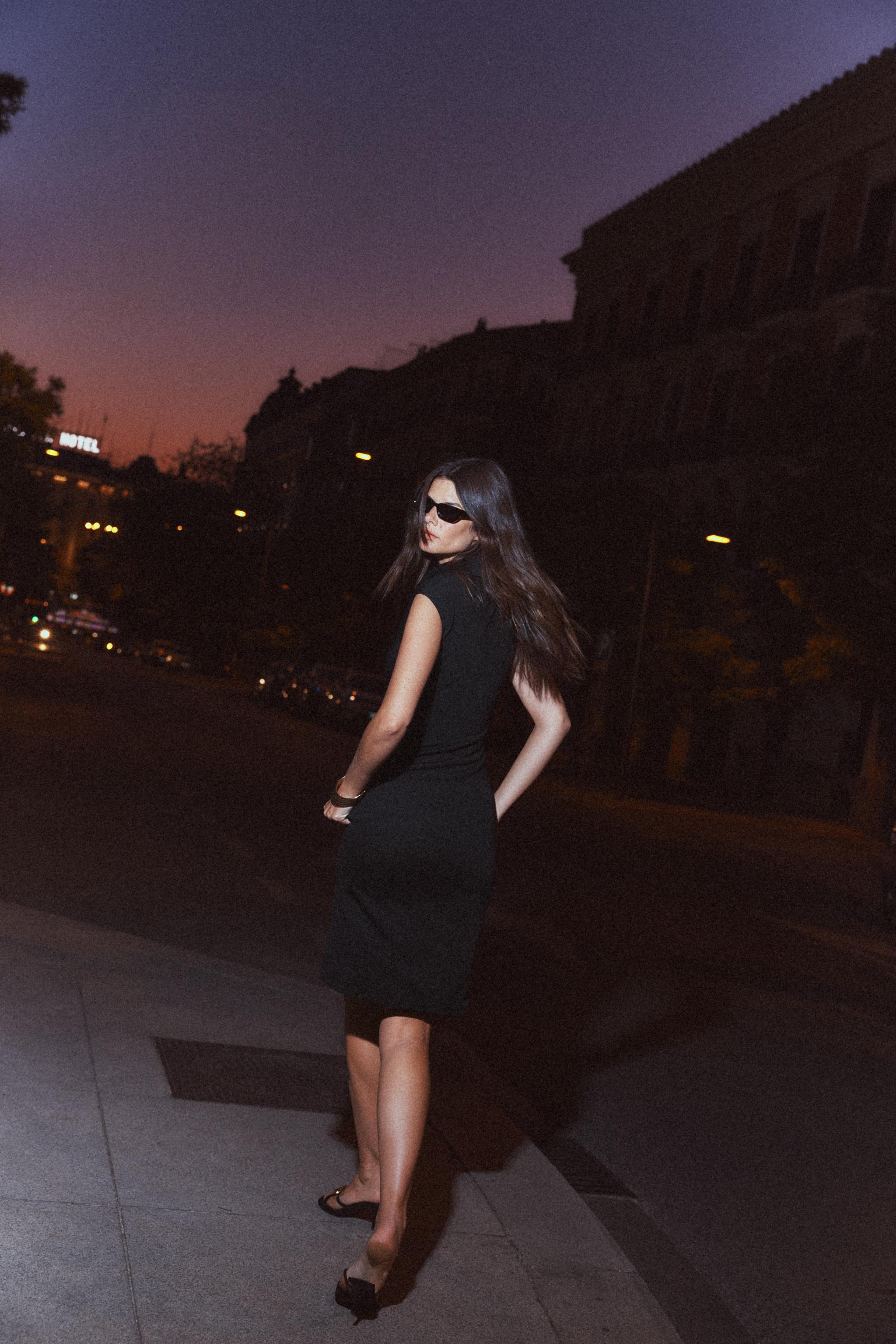 PIQUÉ SHIRT DRESS
