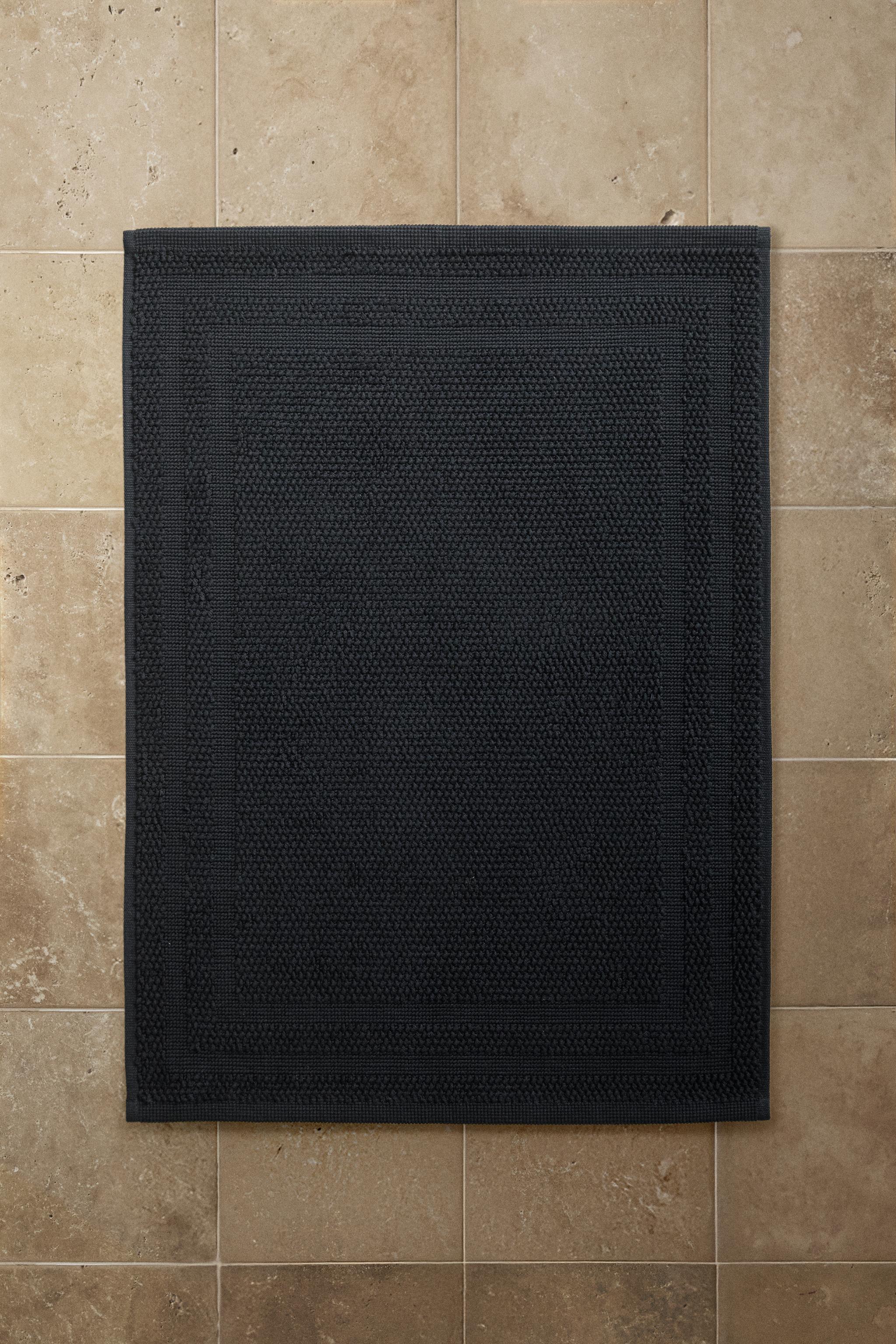 TAPIS DE BAIN COTON ANTIDÉRAPANT