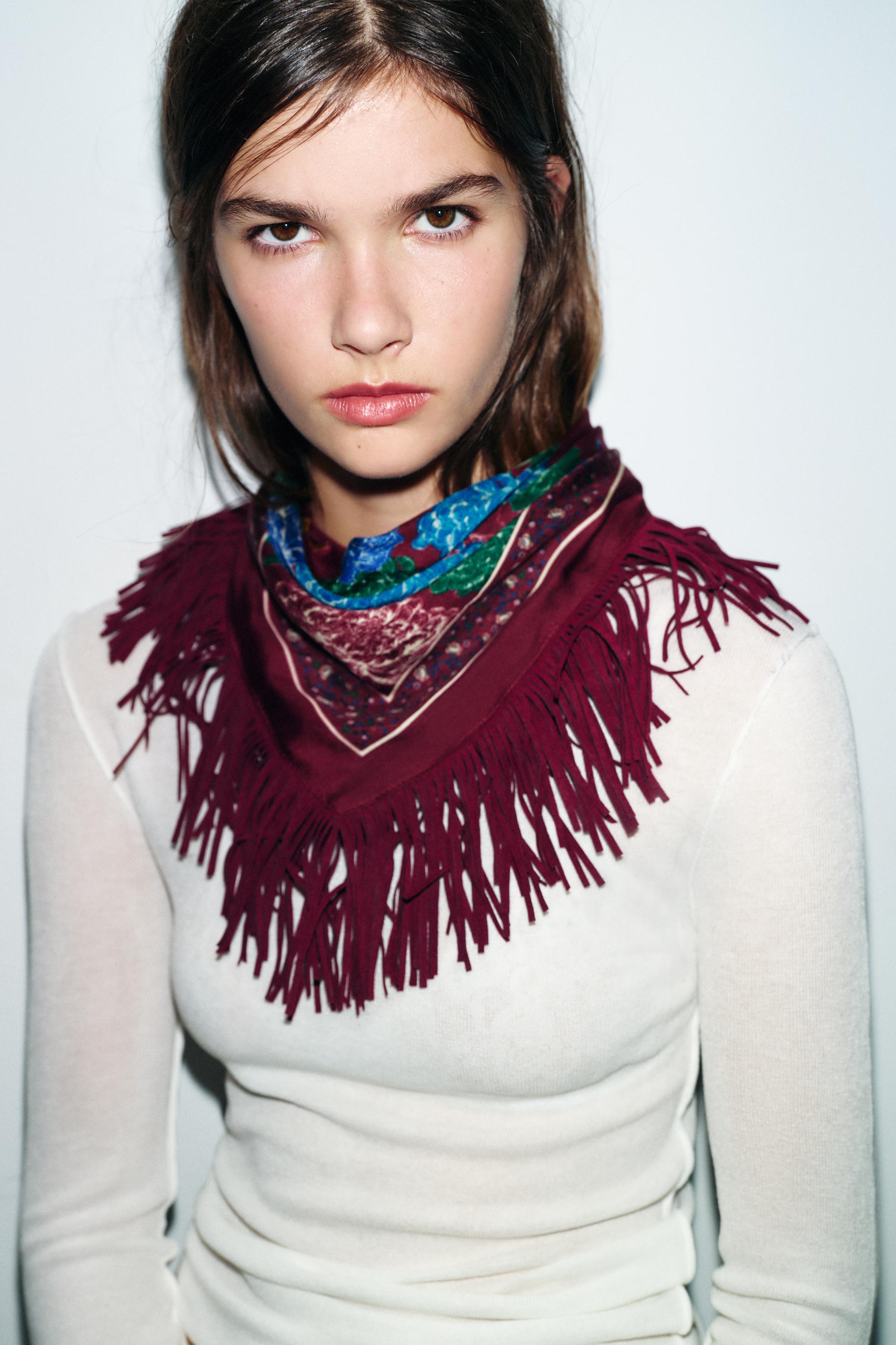 FOULARD IMPRIMÉ AVEC SOIE