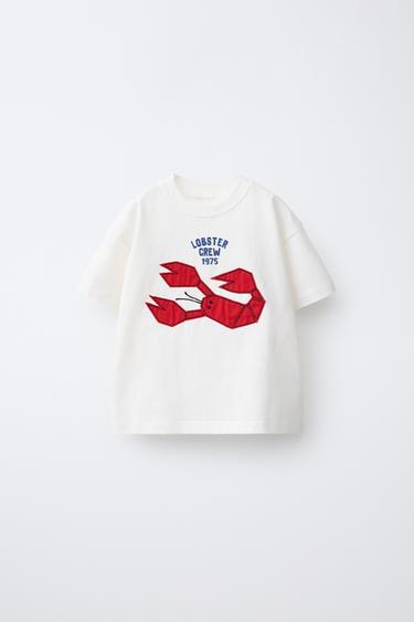 LOBSTER QUROQLI FUTBOLKA - Ekryu Zara tomonidan