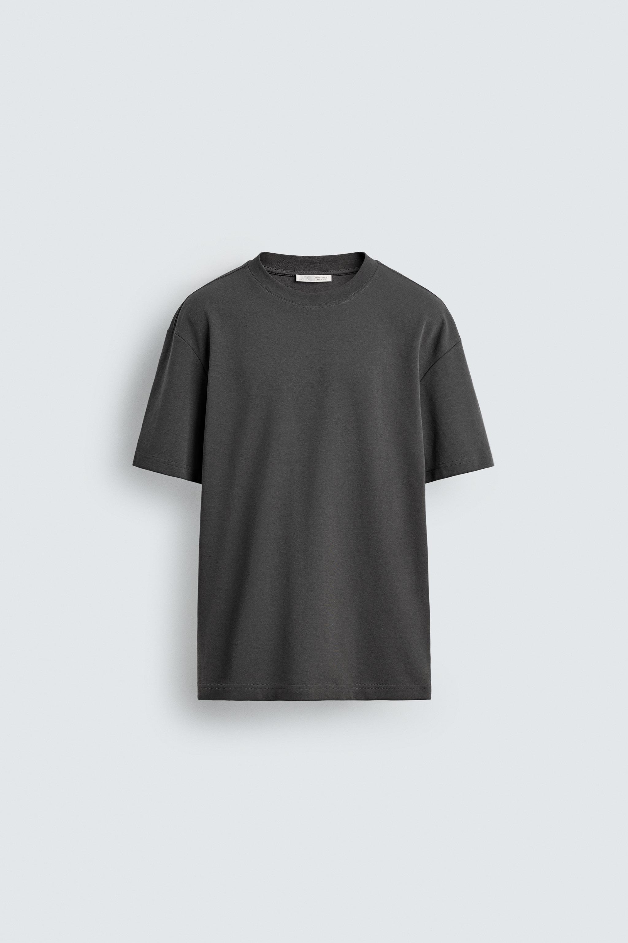 RELAXED FIT INTERLOCK T-SHIRT /04 - White | ZARA United States