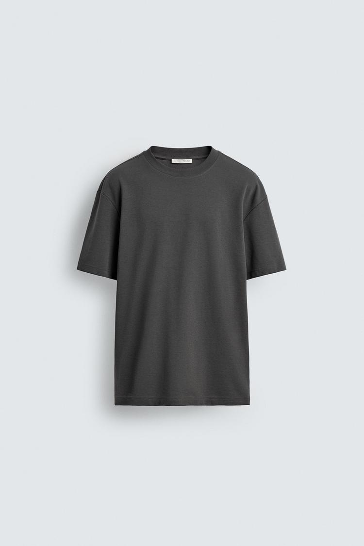ZARA RELAXED FIT INTERLOCK T-SHIRT /04