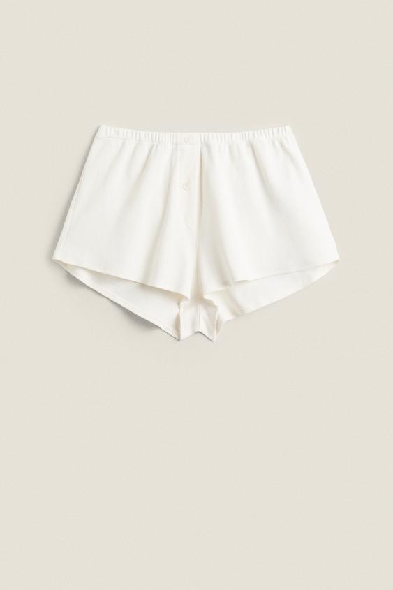 COTTON SHORTS - Ecru | ZARA United States