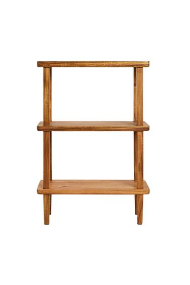 ACACIA WOOD SHELVING UNIT - Brown by Zara