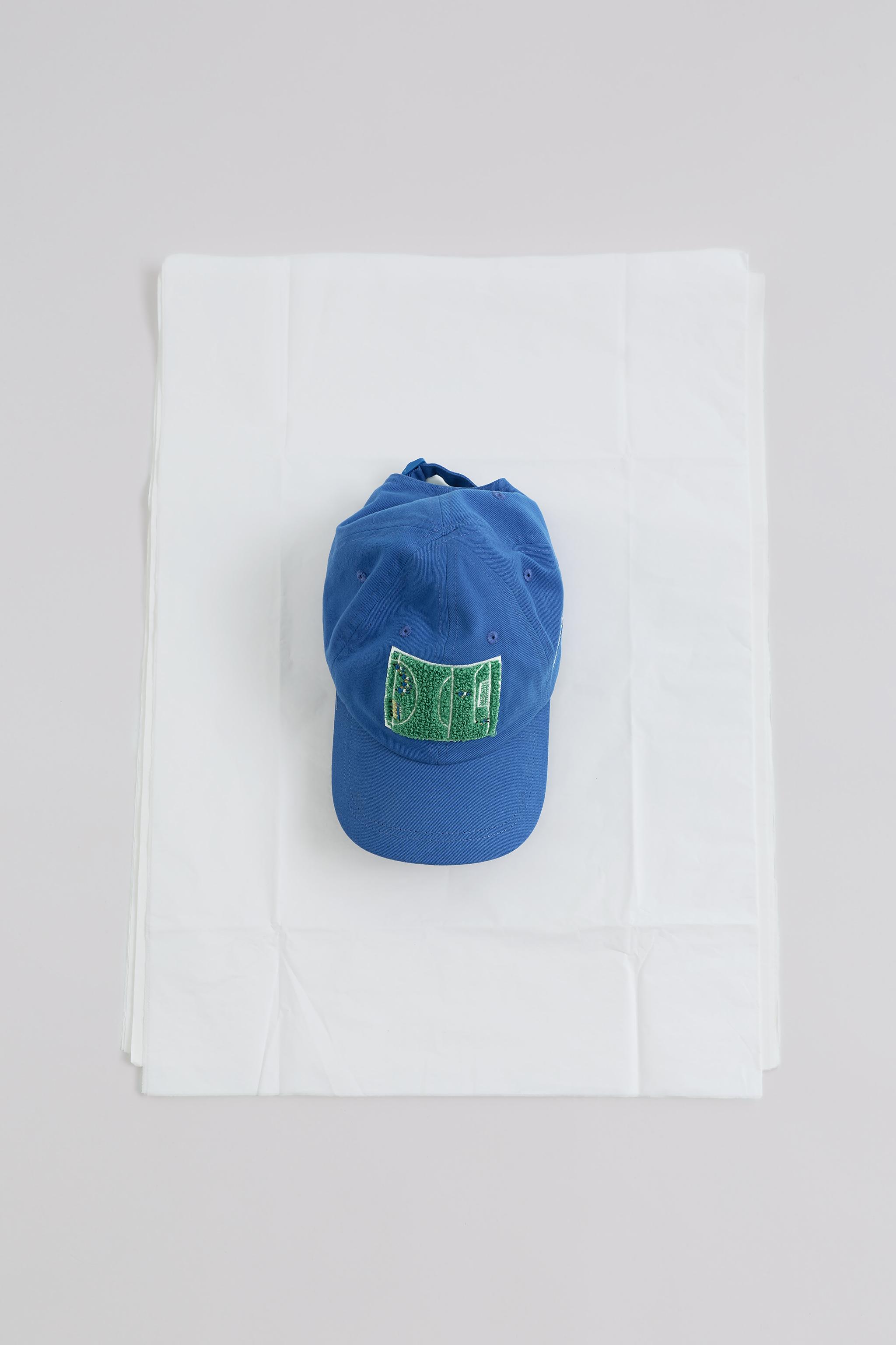 CLARA CEBRIAN © EMBROIDERED CAP — Bluish