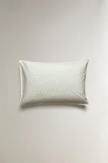 TAIE D’OREILLER ENFANT COTON MINIFLEUR - Bleuté de Zara - Image 2