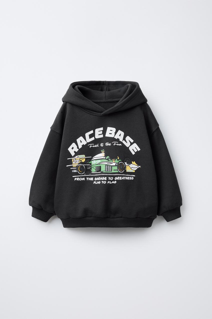 CAR PRINT SWEATSHIRT