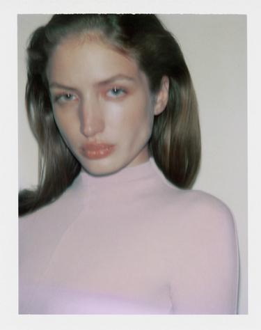 Zara RUSTIC MOCK NECK BODYSUIT - Pink