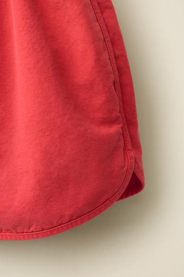 SHORT UNI CRÉÉ PAR CARAMEL LONDON X ZARA - Rouge de Zara - Image 3