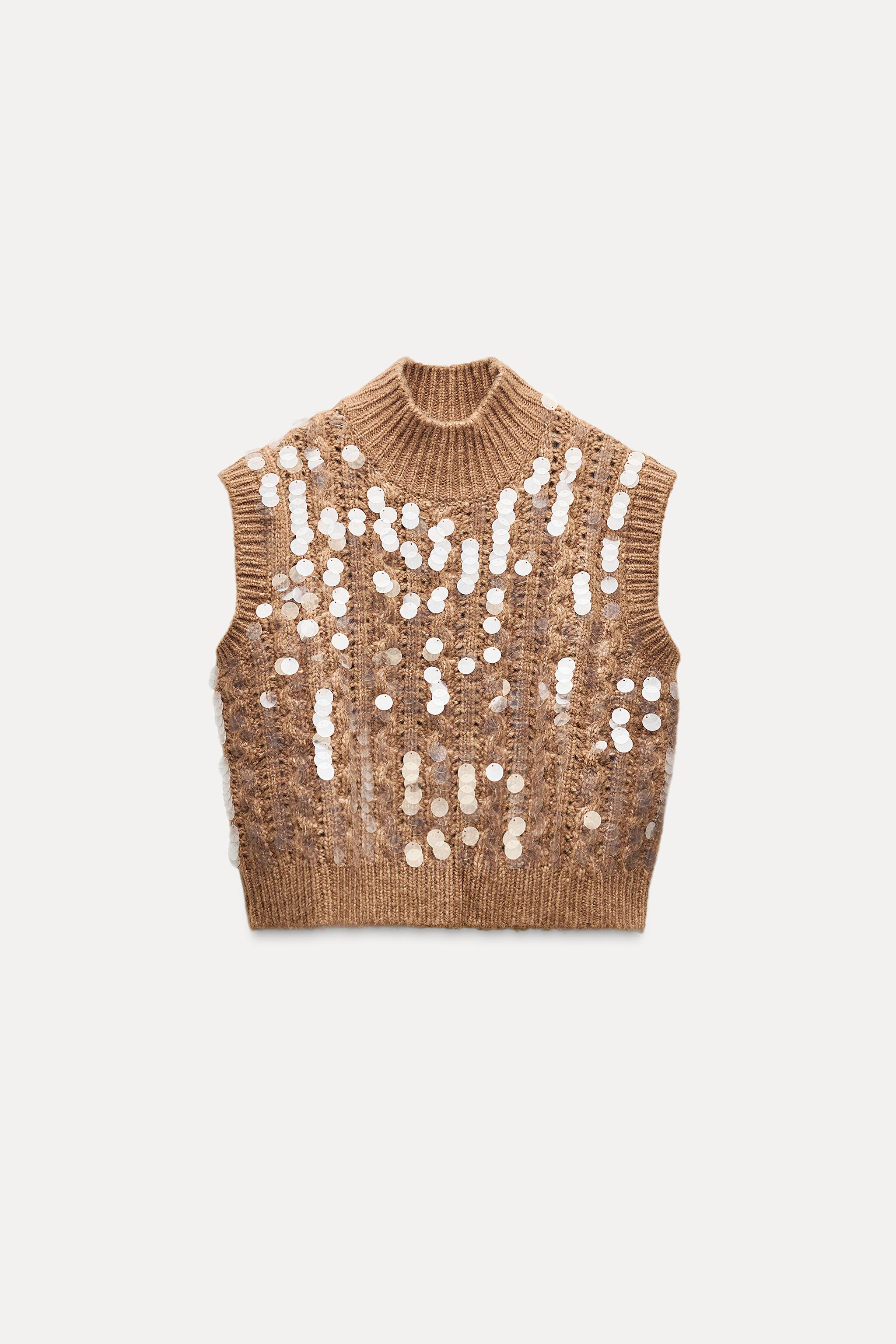 Maglietta paillettes zara online