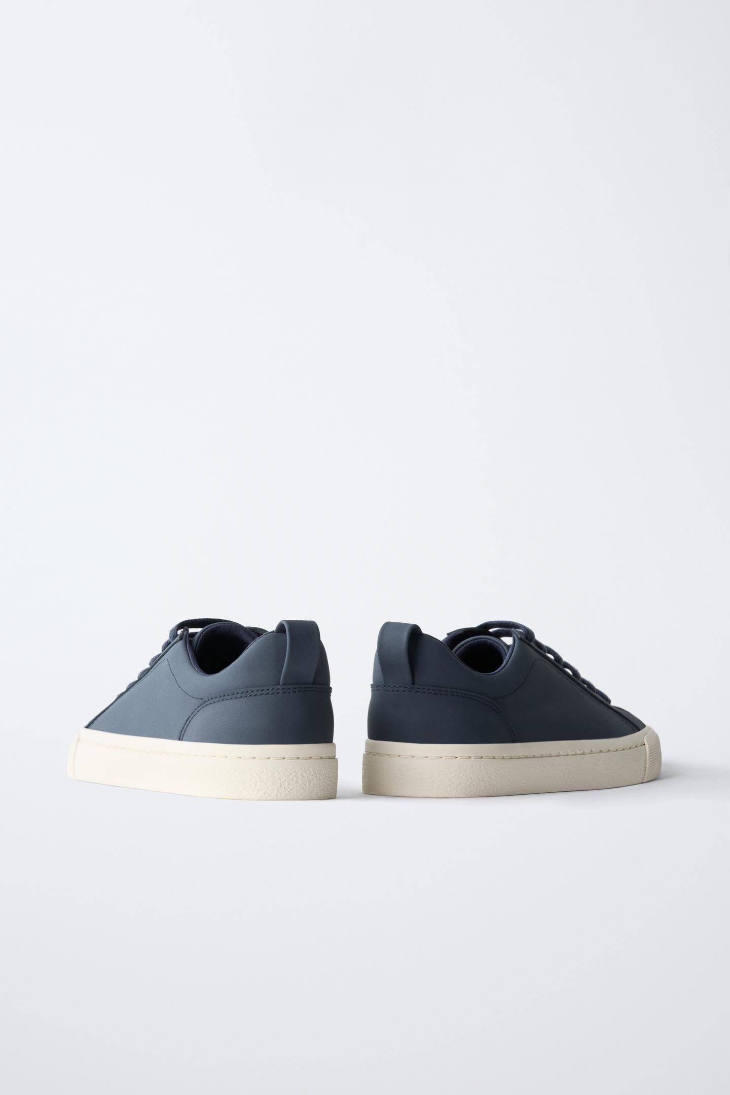 Детские кроссовки Zara Basic, цвет: Тёмно-синий — фото 6