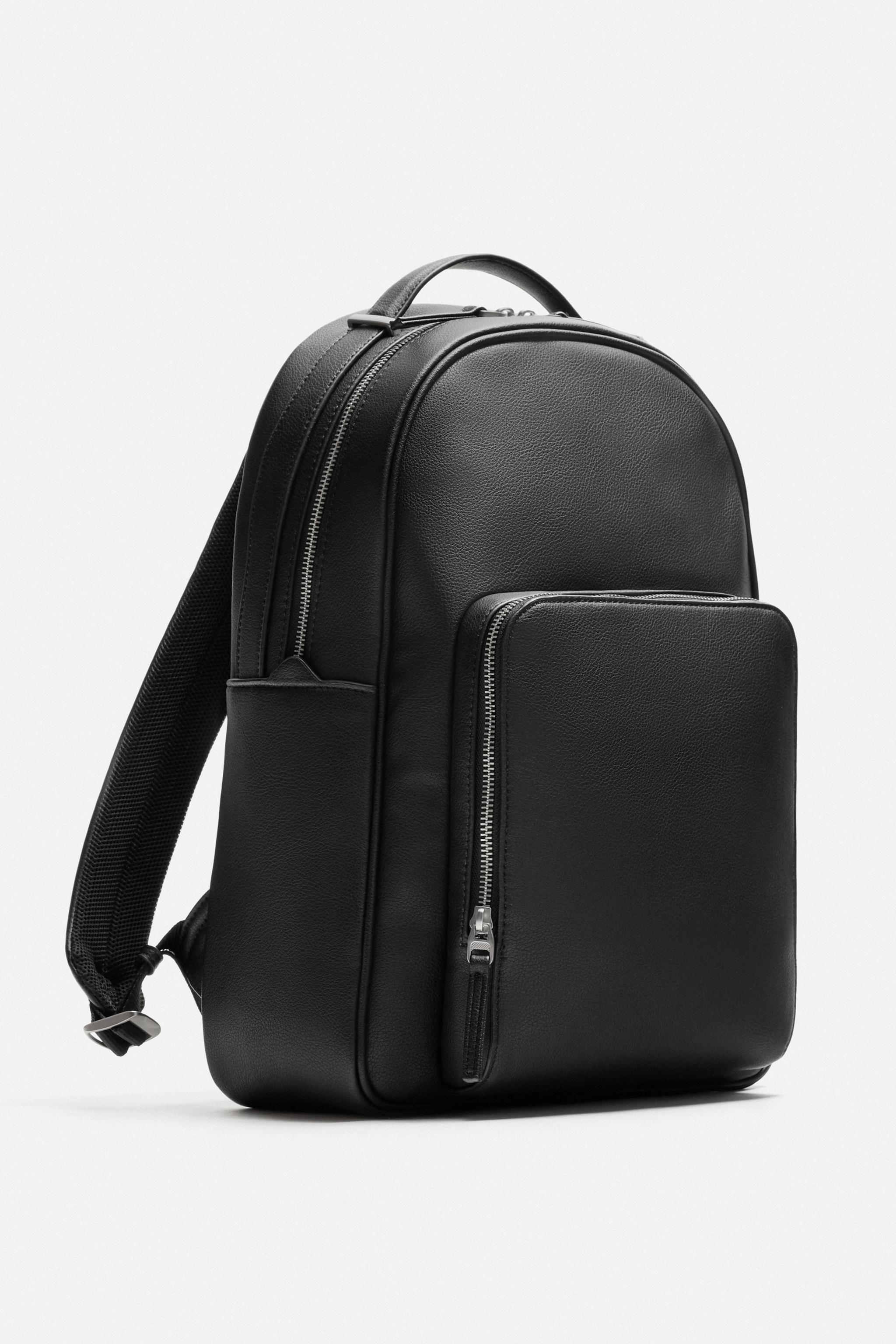 TEXTURED BACKPACK - Black | ZARA United States