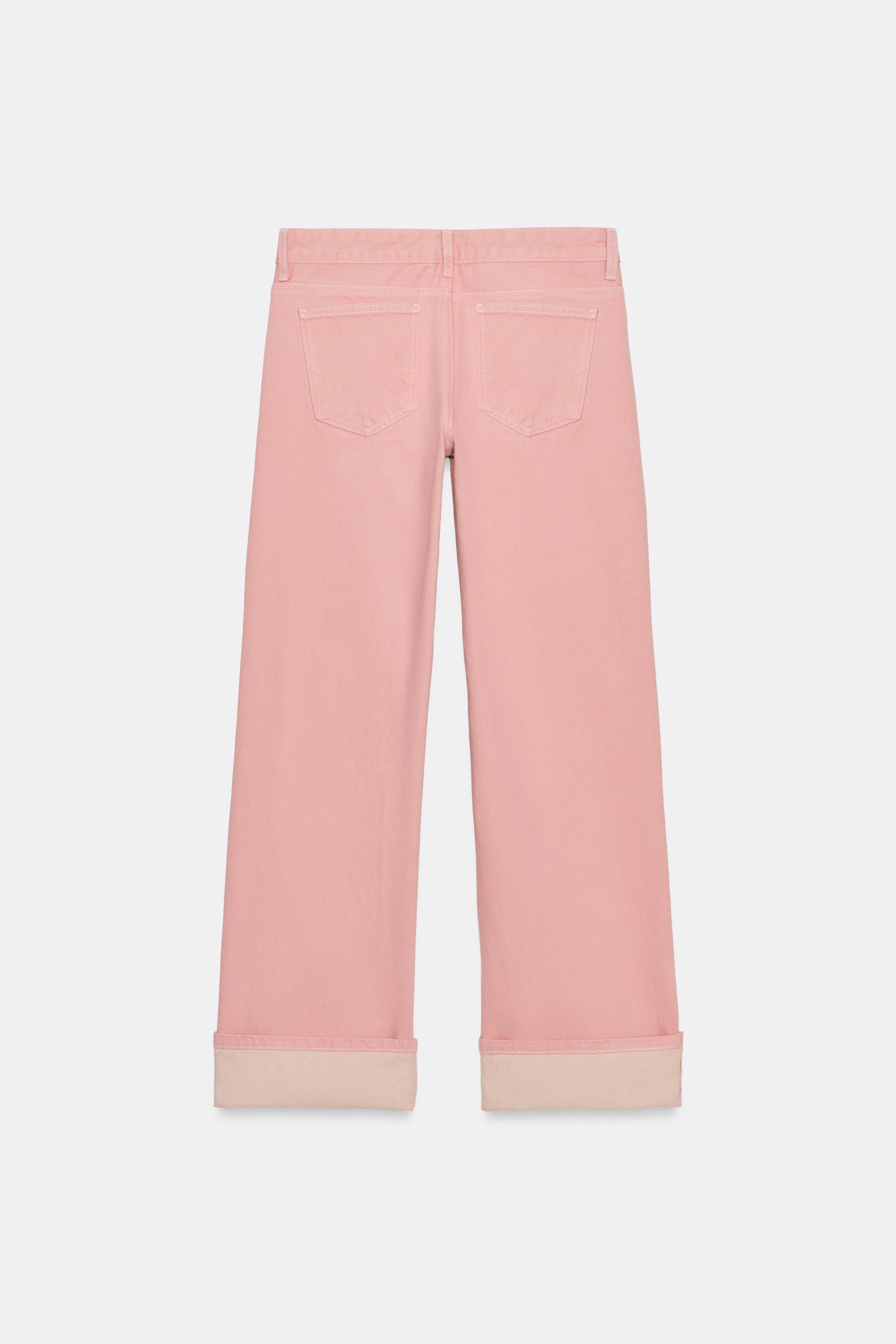 TRF LOW-RISE LOOSE FOLDED JEANS