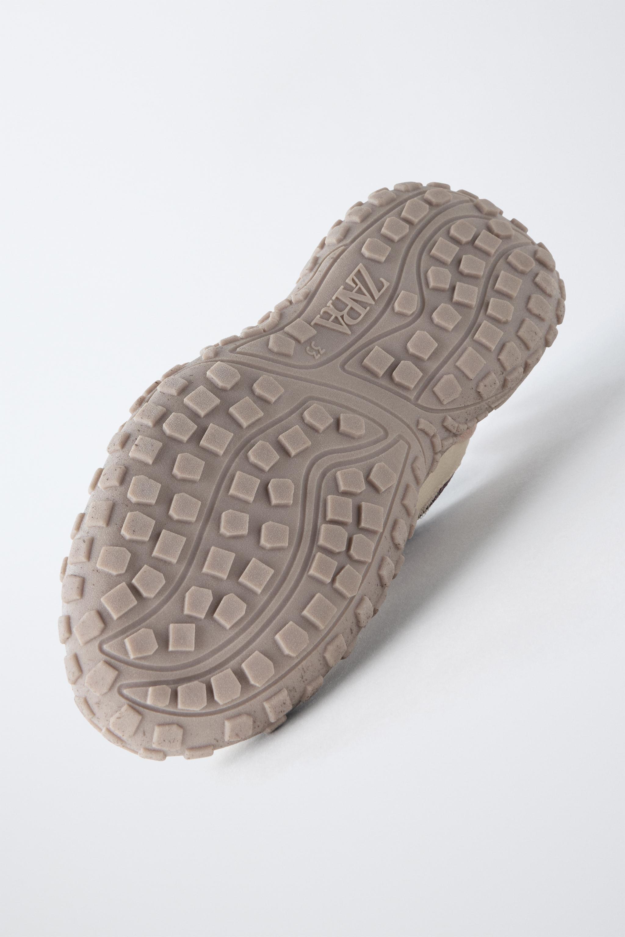Детские кроссовки Zara PANELLED SNEAKERS — фото 7