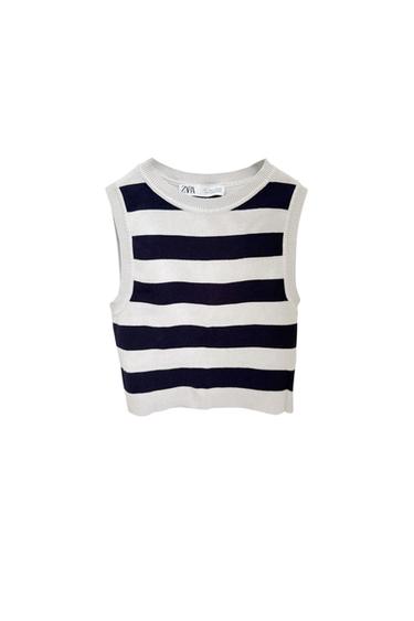 CROP KNIT TOP