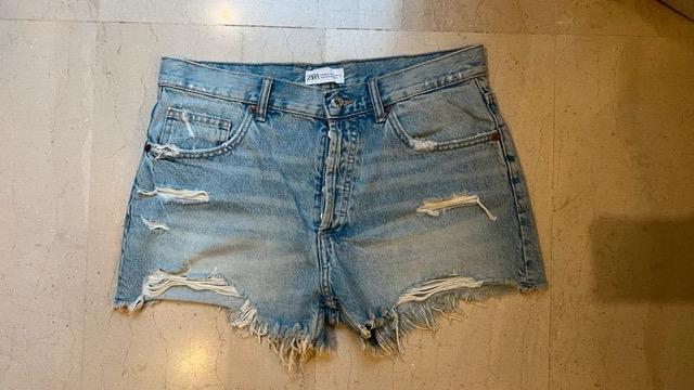 MID-RISE TRF DENIM SHORTS - Image 3