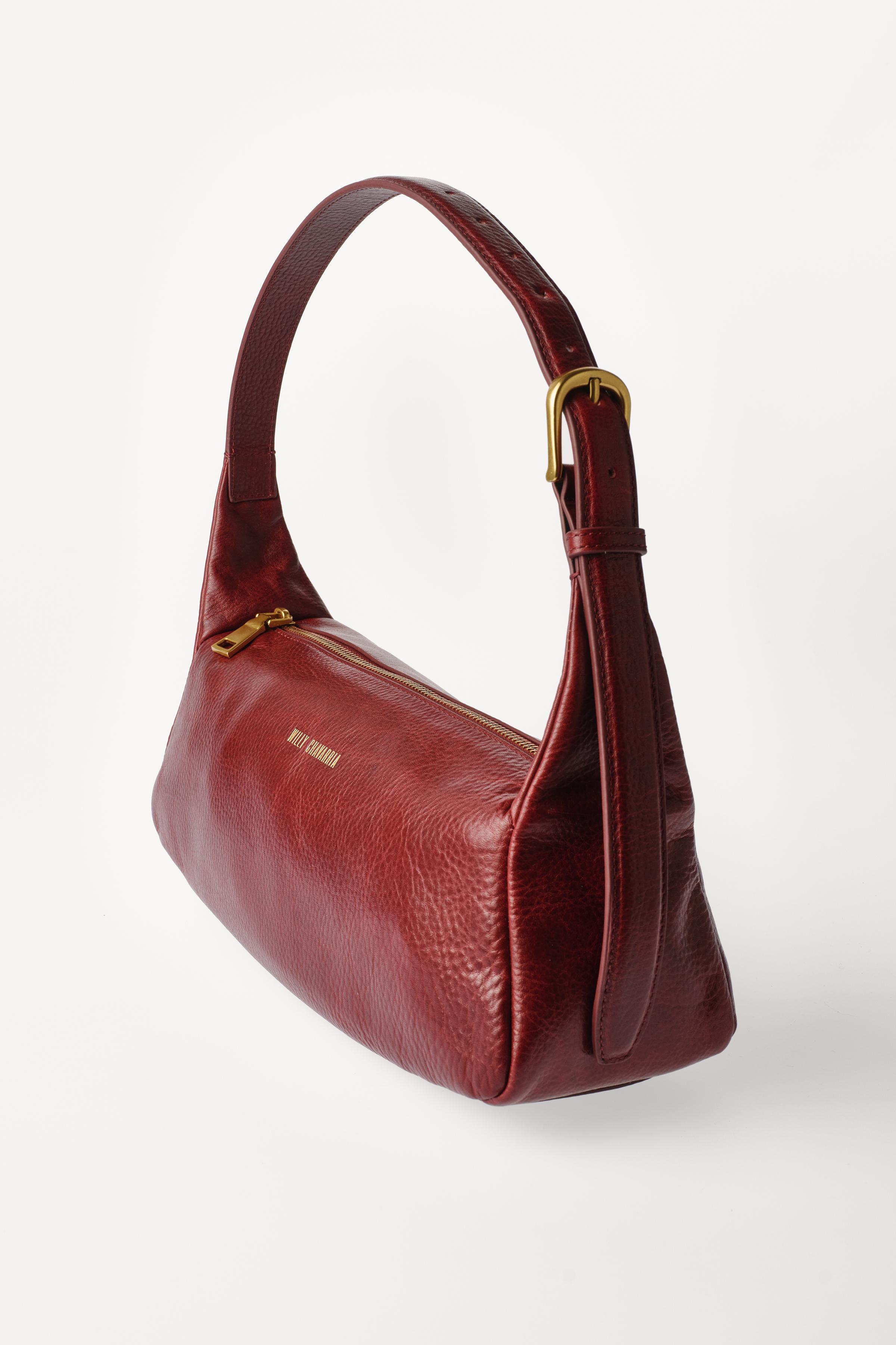 WILLY CHAVARRIA X ZARA ELONGATED LEATHER BAG - Red | ZARA United