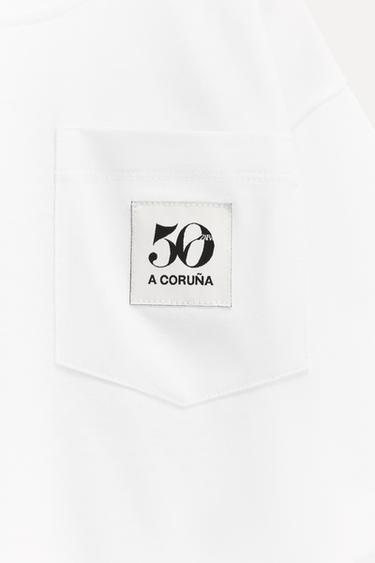 1/2-6 ANS/ T-SHIRT POCHE ÉTIQUETTE 50TH ANNIVERSARY - Blanc de Zara - Image 2