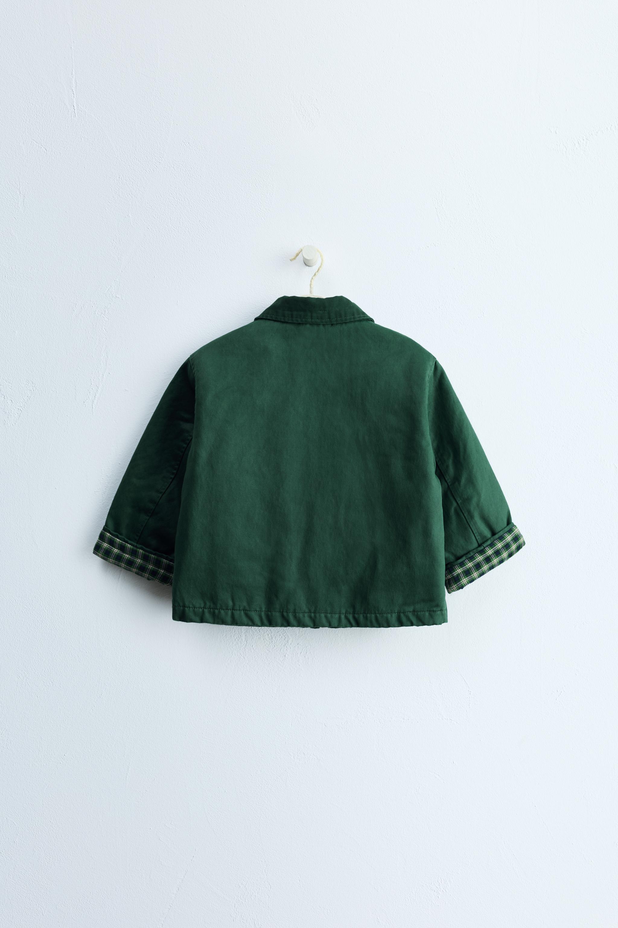 緑*茶様 imozon saving clothing limited mika Zara Timeless - Waxed Jacket - Green | ZARA United States