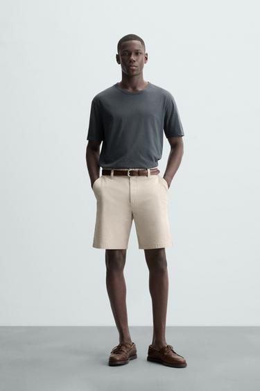 CAMISETA LIGHTWEIGHT BÁSICA - Azul de Zara - Imagen 0