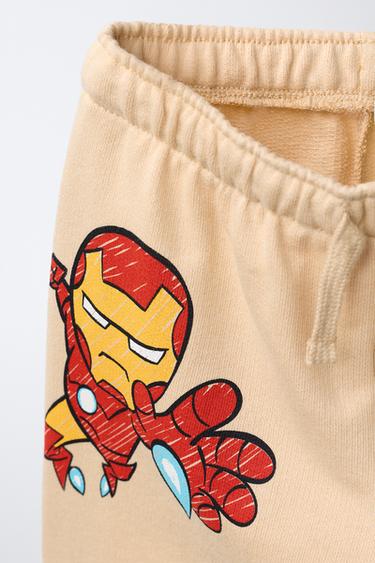 THE AVENGERS © MARVEL JOGGING TROUSERS - Light beige by Zara - Image 2