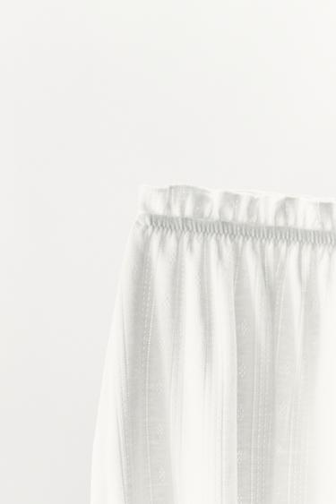 POINTELLE BALLOON SHORTS - White by Zara - Image 7