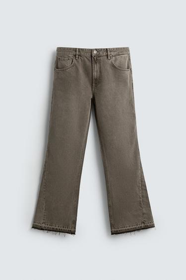 FLARE FIT JEANS - camel by Zara