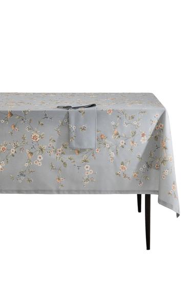 TOVAGLIA STAMPA FIORI PICCOLI - Blu di Zara