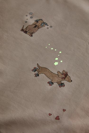 DRAP-HOUSSE ENFANT CHIEN PATINEUR - Multicolore de Zara - Image 3