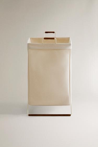 CORBEILLE À LINGE PLIABLE - Marron de Zara - Image 0
