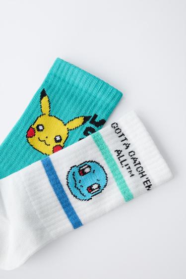 2-PACK OF PIKACHU POKÉMON ™ SOCKS - Greenish by Zara - Image 2