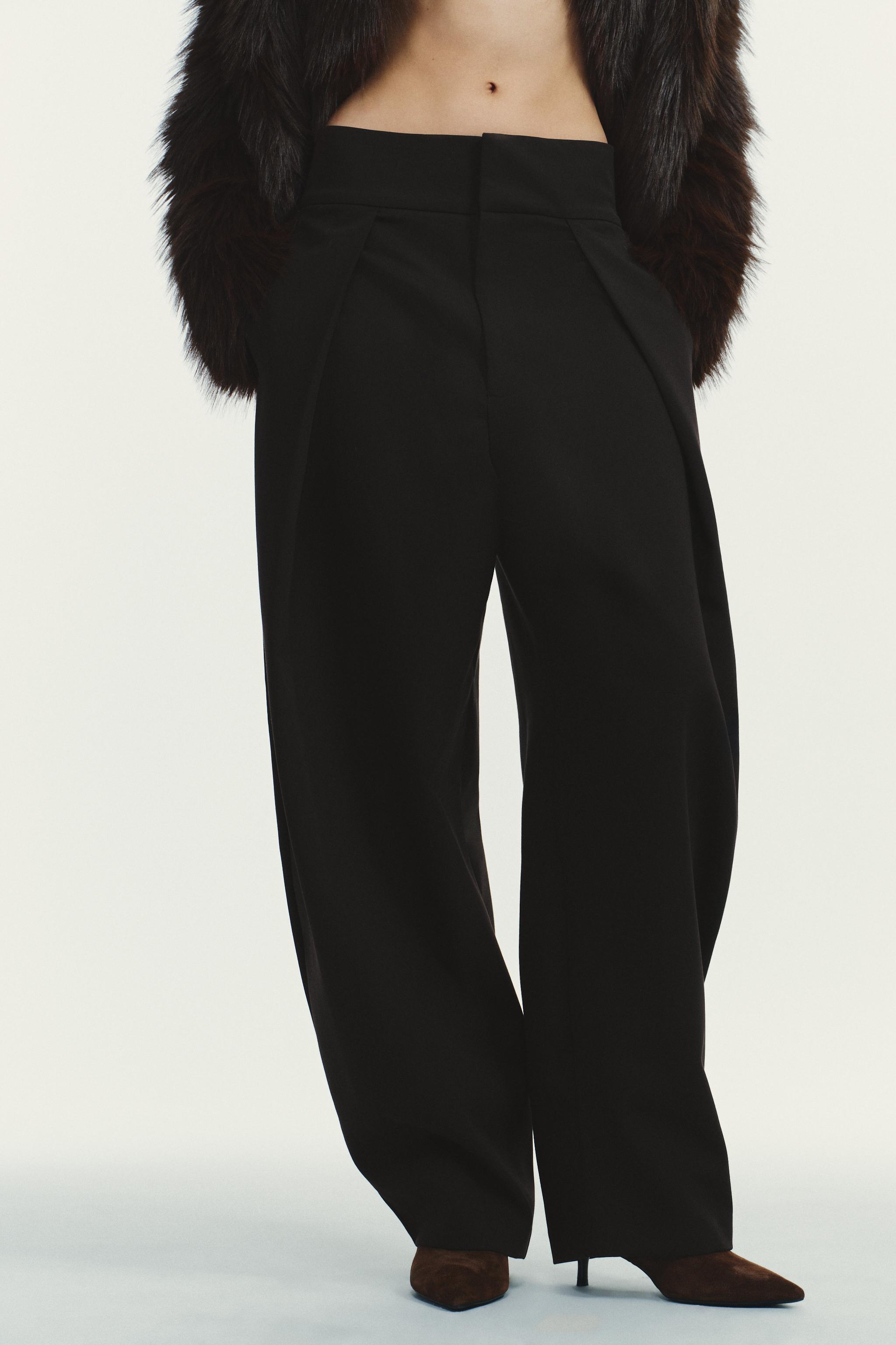 PANTALON BALLOON À PLIS