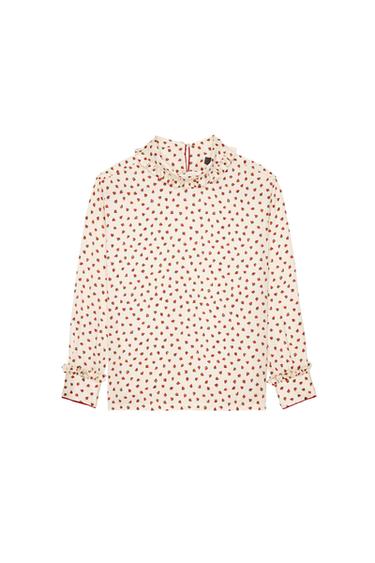 STEFANO PILATI X ZARA STRAWBERRY PYJAMA TOP