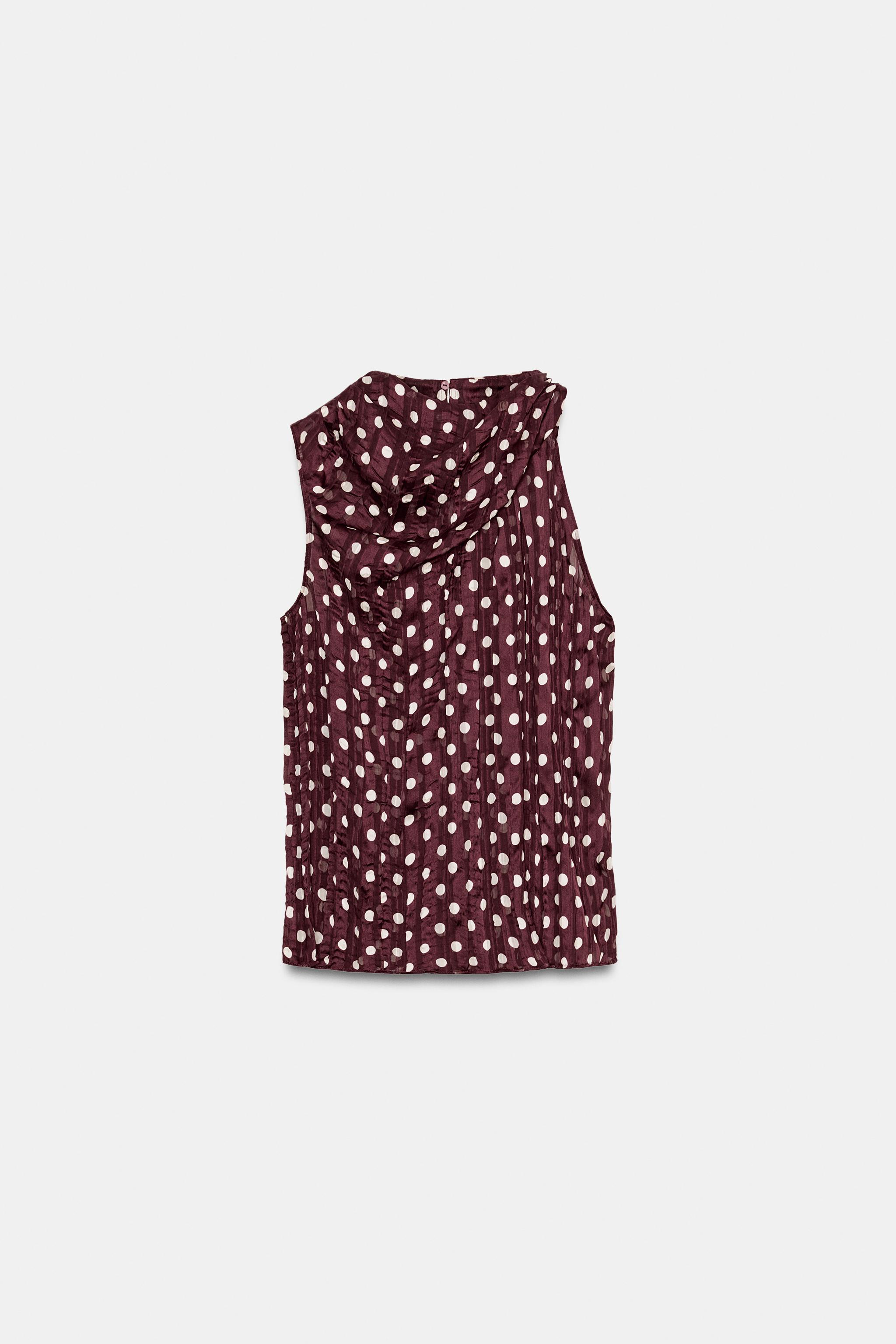 BLOUSE À POIS