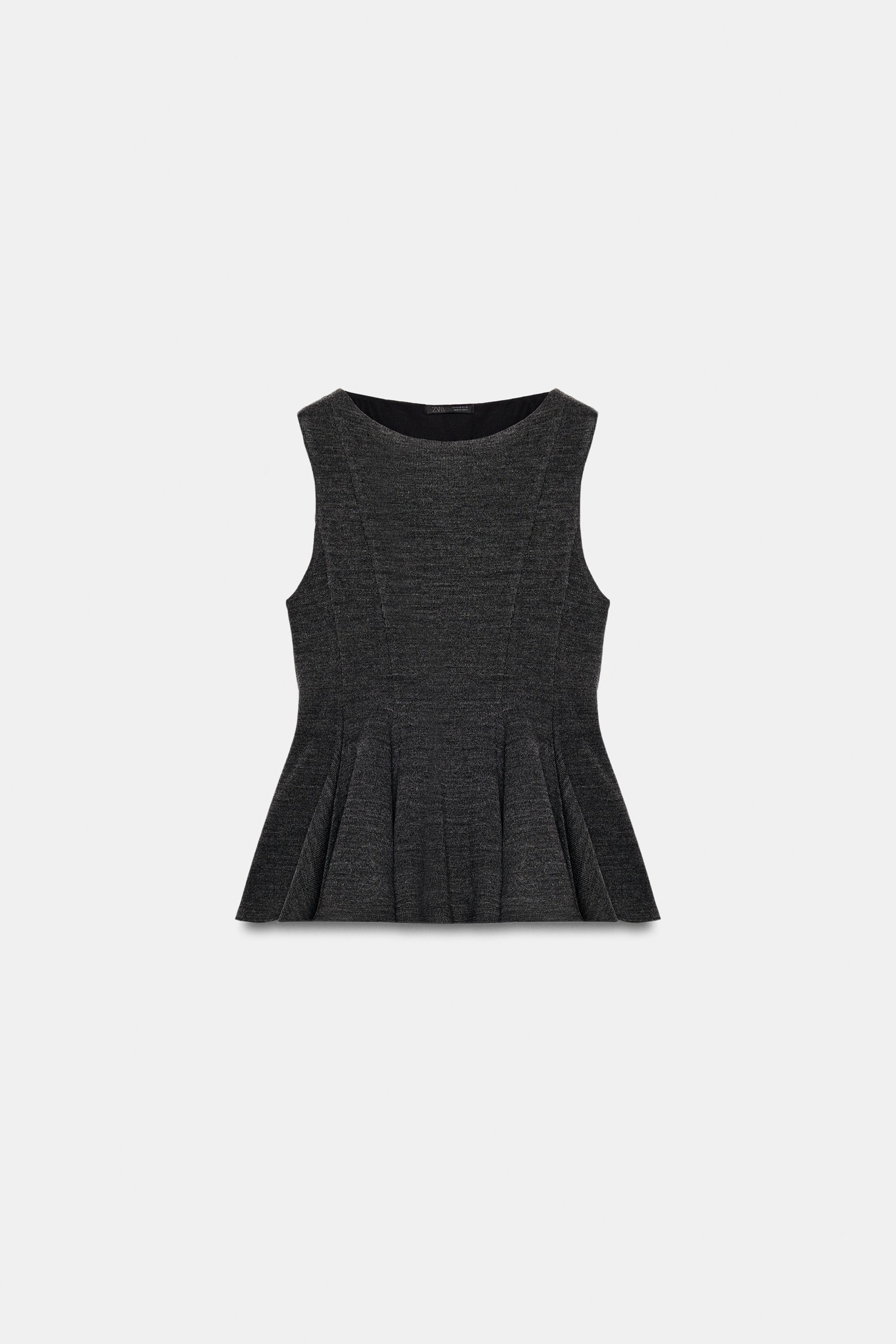 TOP PÉPLUM AU TOUCHER DOUX