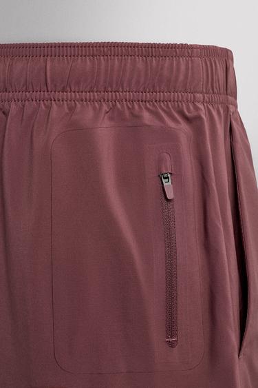 9" PERFORATED SHORTS - Dark pink by Zara - Image 9
