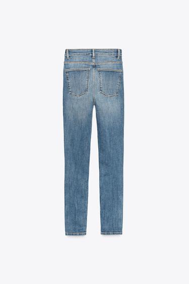 JEAN TRF SKINNY TAILLE HAUTE - Bleu clair de Zara - Image 6