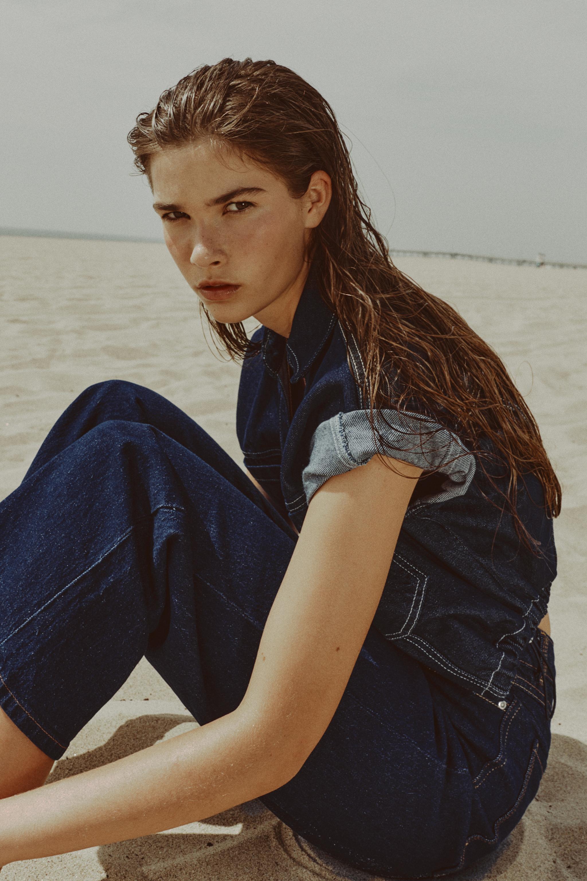 Z1975 HIGH-WAIST COMFORT CULOTTE JEANS