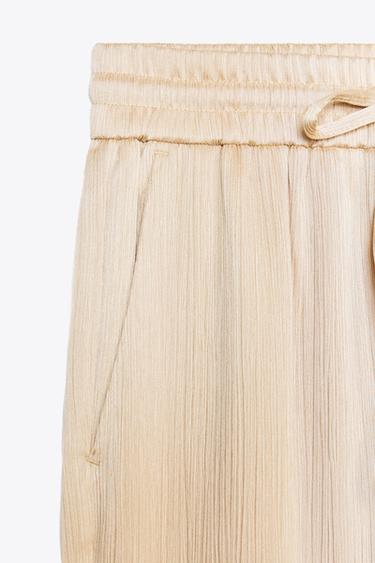 PANTALON LARGE EFFET FROISSÉ - Cave de Zara - Image 8