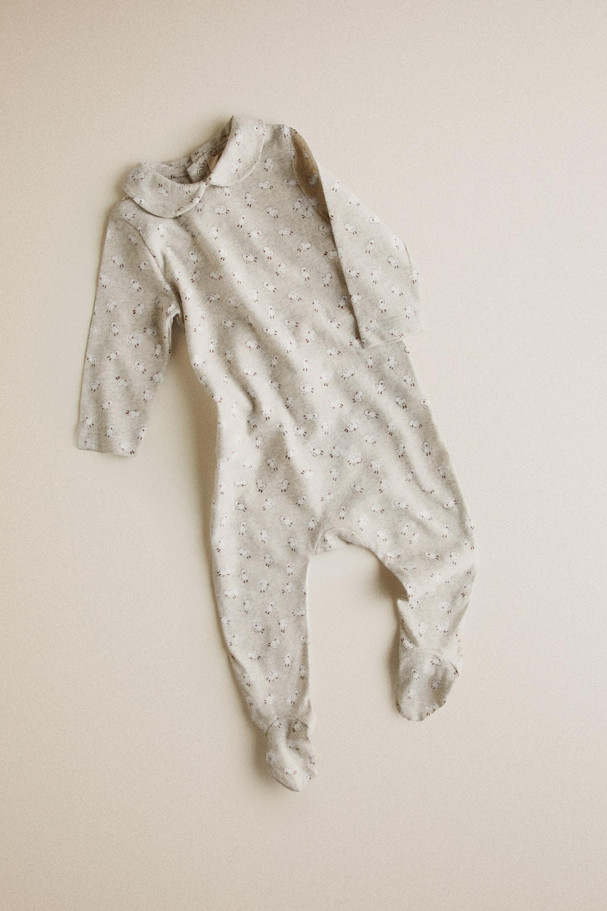 Детские комбинезоны Zara BABY CHICKS FOOTED ROMPER — фото 6
