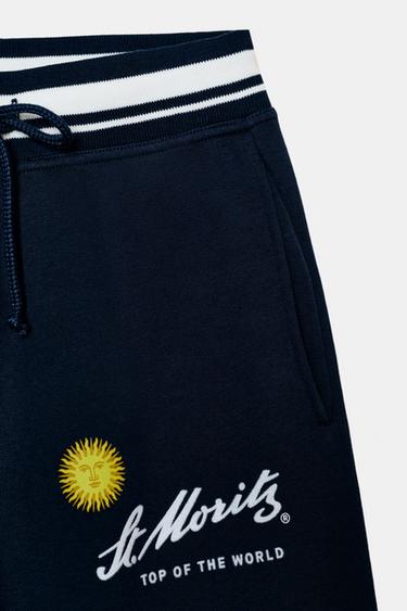 ST. MORITZ® PLUSH TROUSERS - Navy blue by Zara - Image 6