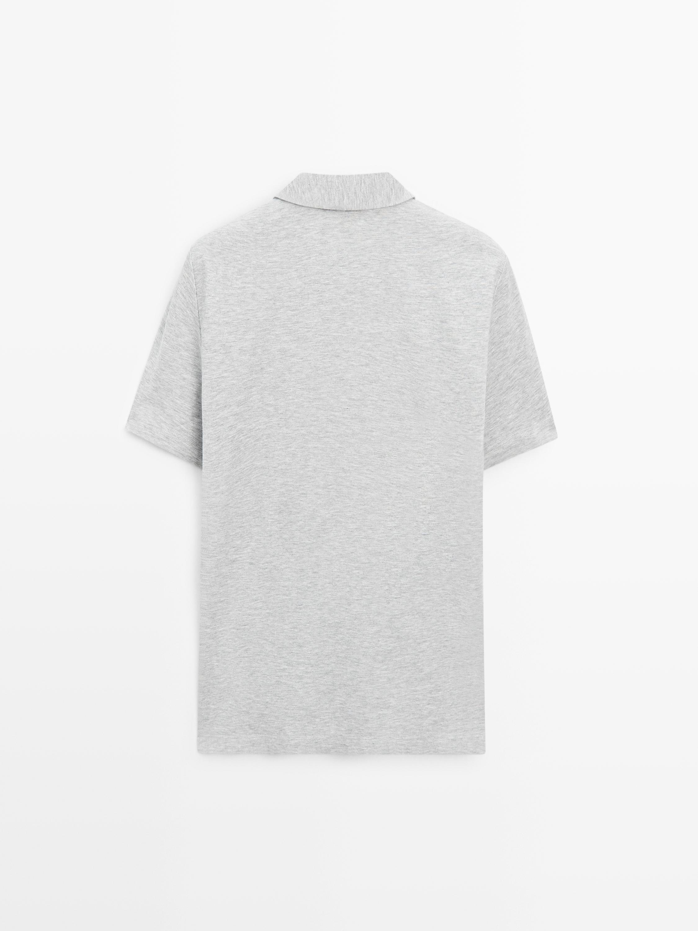 Polo chiné à manches courtes