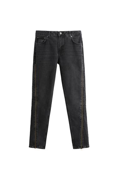 JEANS FLARE CREMALLERAS
