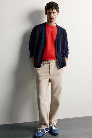 COMFORT RELAXED-FIT PANTS — Beige 1