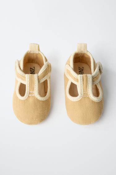 COTTON SANDAL-STYLE BOOTIES - Multicoloured by Zara - Image 5