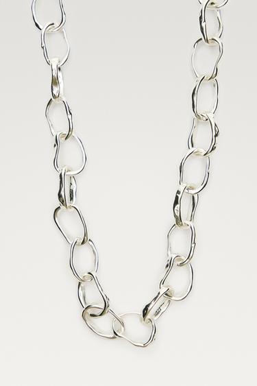 Fluid link necklace — Silver 1