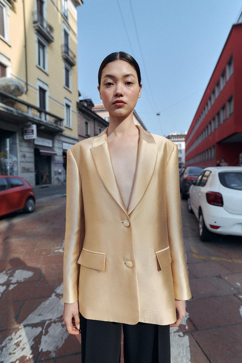 Dress Zara Metallic Blazer Maxi Dress Zara Sequin Zara Black And Silver Dress ZARA FW19 SEQUIN BLAZER JACKET BLACK LAPEL Dress Zara Metallic Blazer Maxi Dress Zara Sequin Zara Black And Silver Dress ZARA FW19 SEQUIN BLAZER JACKET BLACK LAPEL