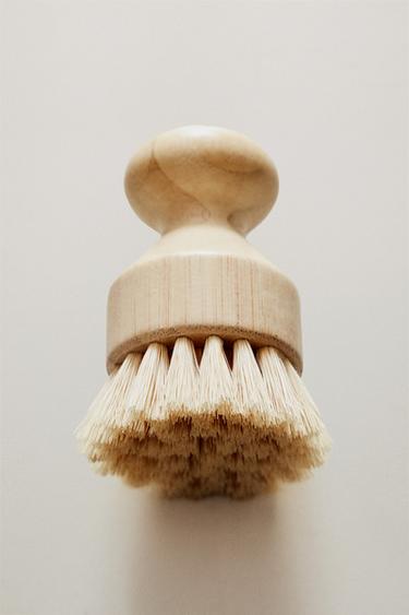 SMALL BRUSH WITH INTERCHANGEABLE BRISTLES — Light beige 1