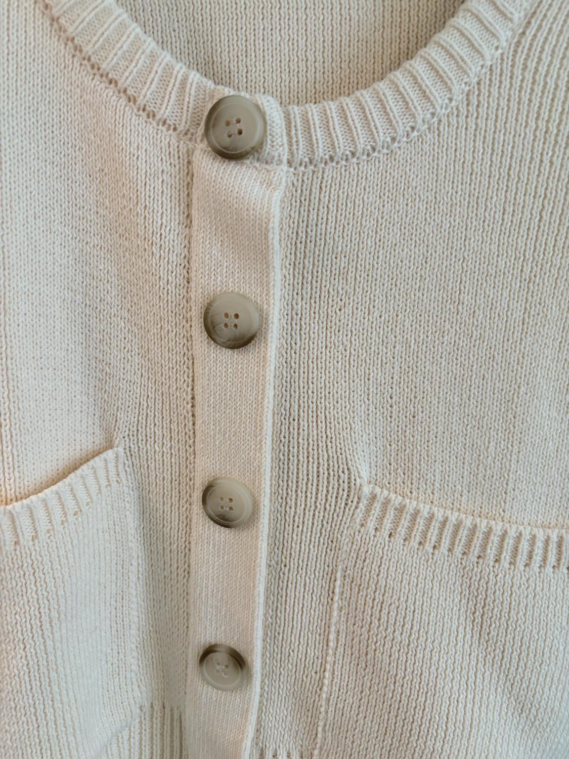 KNIT WAISTCOAT WITH PATCH POCKETS - Image 2